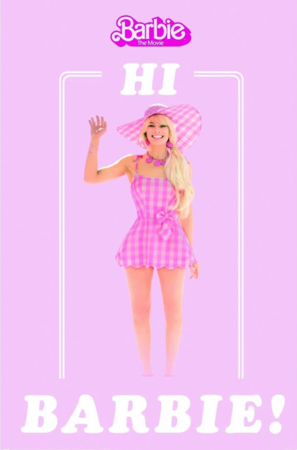 Barbie Poster Movie Hi Barbie! Margot Robbie