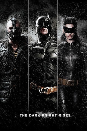 Batman - The Dark Knight Rises Poster Bane, Batman, Catwoman