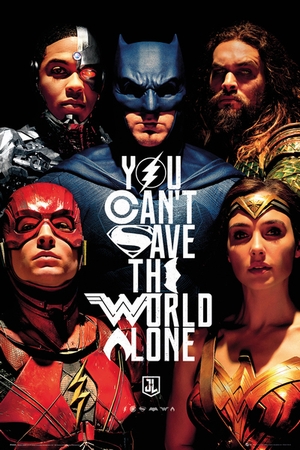 Justice League Poster Faces