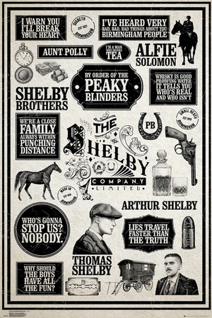 Peaky Blinders Poster Infographic
