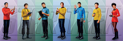 Star Trek Classics Crew Poster