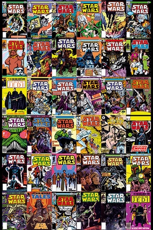 Star Wars Poster Comic Covers