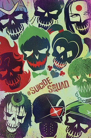 Suicide Squad Poster Faces