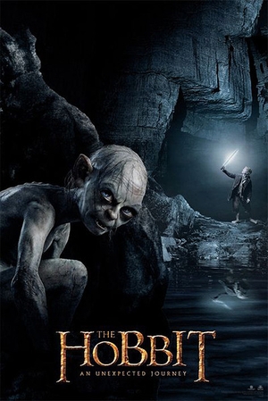 The Hobbit Poster Gollum und Bilbo
