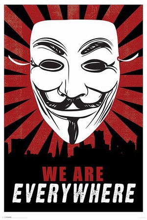 V For Vendetta Poster Maske We Are Everywhere