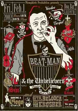 Mini Plakat - Reverend Beat-Man 