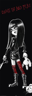 Goth Girl - Come in and Play - Poster