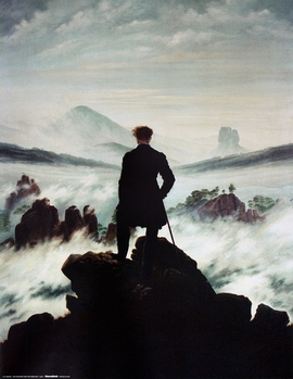 C. D. Friedrich Kunstdruck Wanderer ber dem Nebelmeer