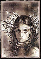 Girl with iron collar