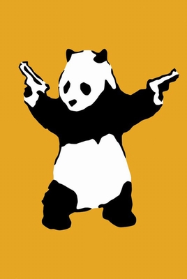 Banksy Poster Panda Poster