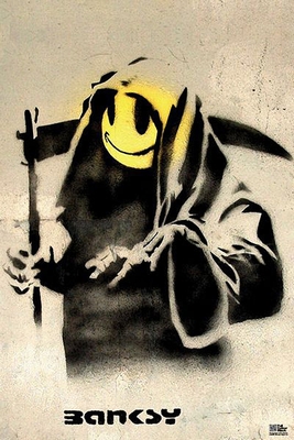 Banksy Poster Reaper