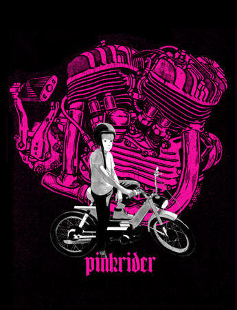 blackrider illustration pink