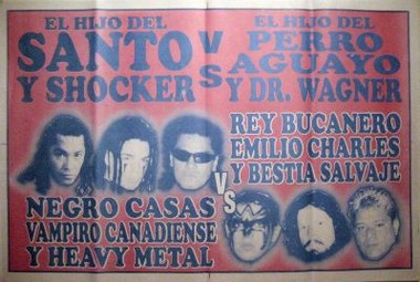 Santo - Shocker vs Perro Aguayo - Dr. Wagner - Lucha Libre
