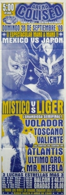 G.T.W.A - Lucha Libre Poster - Mexico vs Japon-20 Sep 09