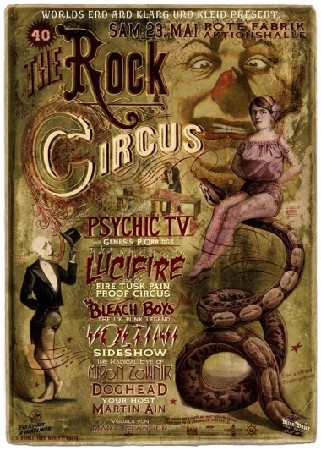 Plakat Rock Circus 2009