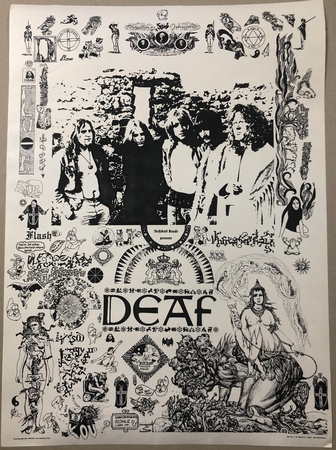 Original 1970 DEAF Plakat