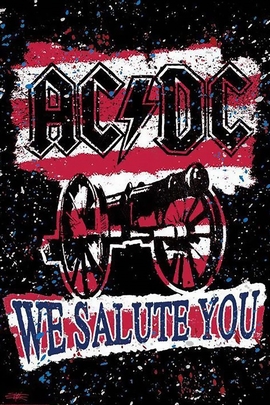 AC/DC Poster We Salute You Stephen Fishwick