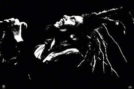 Bob Marley - Poster Black White