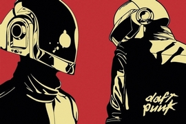 Daft Punk Poster Helmets
