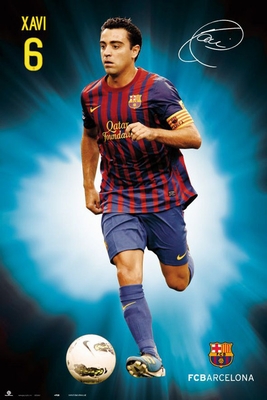 Xavi Poster FC Barcelona