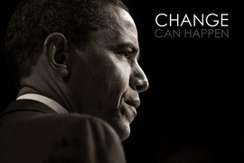 Barack Obama - Change can happen - Poster
