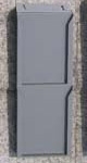 Postkartenst�nder - hoch - grau - zwei F�cher