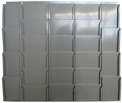 Postkartenst�nder - 18 quer / 8 hoch - grau