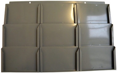 Postkartenst�nder - 9er quer - grau