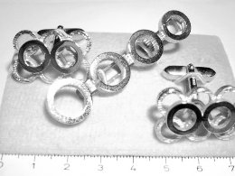 Silber massiv mit Krawattenhalter