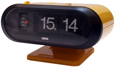 COPAL Wecker RP-233 Gelb Klappzahlenwecker
