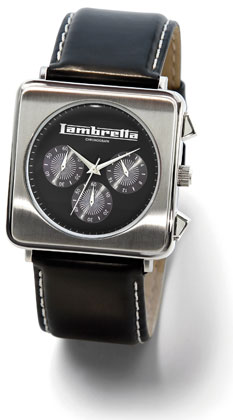 Cassola Chrono Leather - Black - Lambretta Uhr
