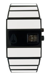 The Rotolog - All Black White - Nixon Uhr