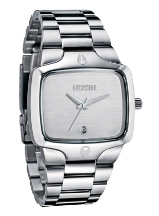 The Player - silver - Nixon Uhr