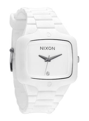 The Rubber Player - White - Nixon Uhr