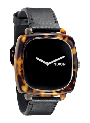 The Shutter - Tortoise / Black - Nixon Uhr