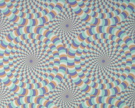 Vertigo bunt - Retro-Tapete