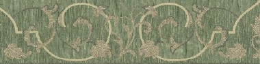 Tapete - Hermitage VI - Florale Bord�re Gr�n