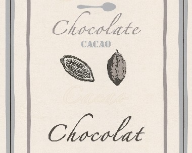Tapete - Chocolat - Schwarz