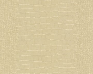 Tapete - Krokodil - Schlangenhaut - Beige