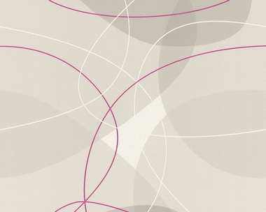 Tapete - Contzen II - Light Circles Grau