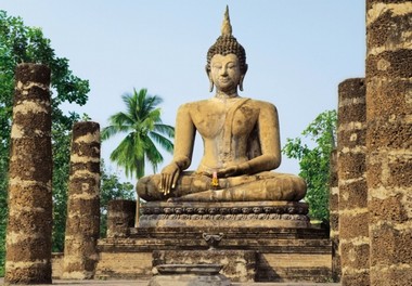 Fototapete - Sukhothai Buddha - Klicken fr grssere Ansicht