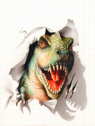 Fototapete - Tyrannosaurus Rex - Dinosaurier - Vlies - Klicken fr grssere Ansicht