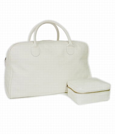 Leather Football Bag and  Toiletry Bag
