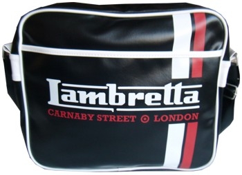 Lambretta Tasche - Streifen schwarz