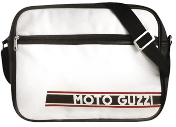 Moto Guzzi Schultertasche - weiss