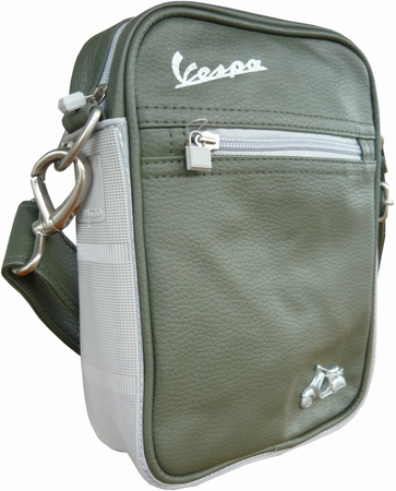 Vespa Schultertasche klein - gr�n