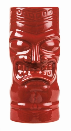 Angry Tiki Mug Red