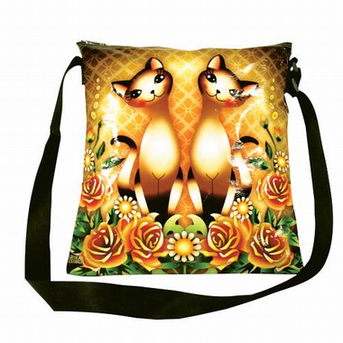 Schultertasche Cat
