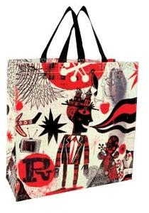 Black & Red All Over Shopper