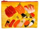 Sushi Zipper Tasche